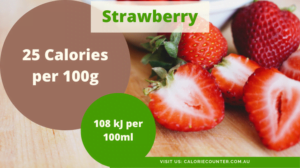 Calories In Strawberry Calorie Counter Australia