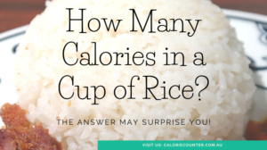 How Many Calories In A Cup Of Rice Calorie Counter Australia